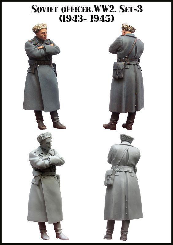 1:35 Soviet Officer WW2 Set 3 (1941 - 1943)
