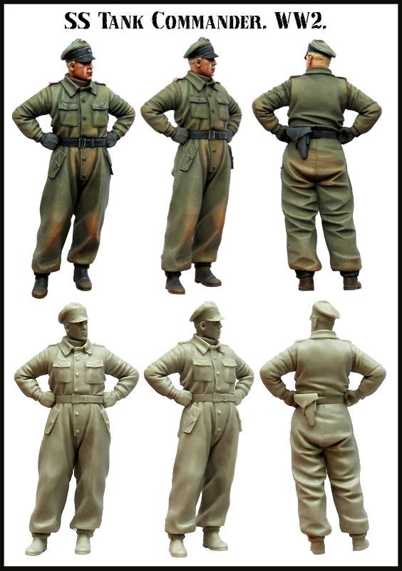 1:35 SS Tank Commander WW2