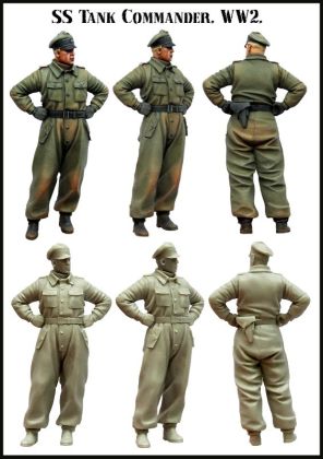 1:35 SS Tank Commander WW2