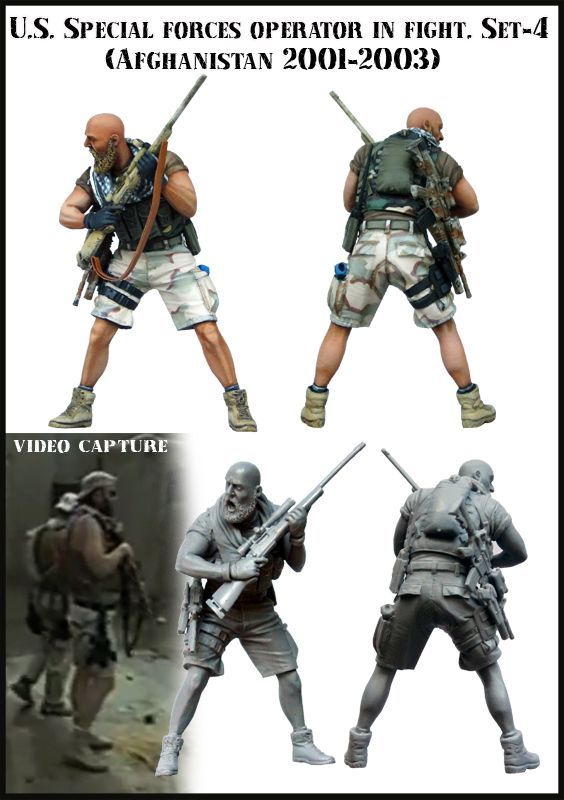 1:35 US Special Forces Operator in Fight #4 (Afghanistan 2001-2003)
