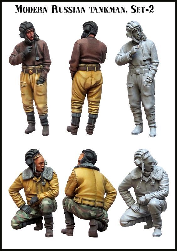 1:35 Modern Russian Tankman Set II
