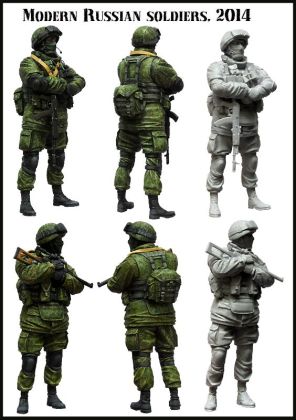 1:35 Modern Russian Soldiers 2014