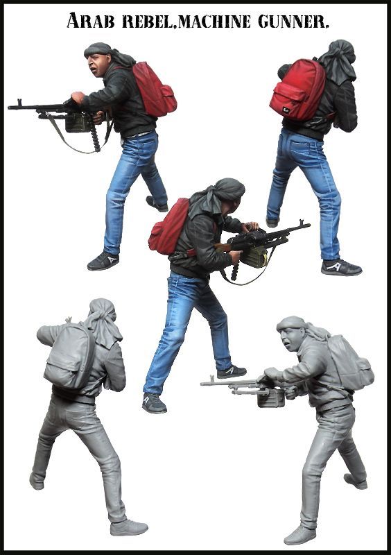 1:35 Arab rebel Machine gunner