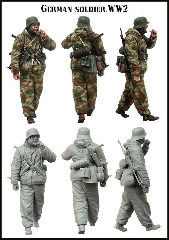 1:35 German Soldier WW2