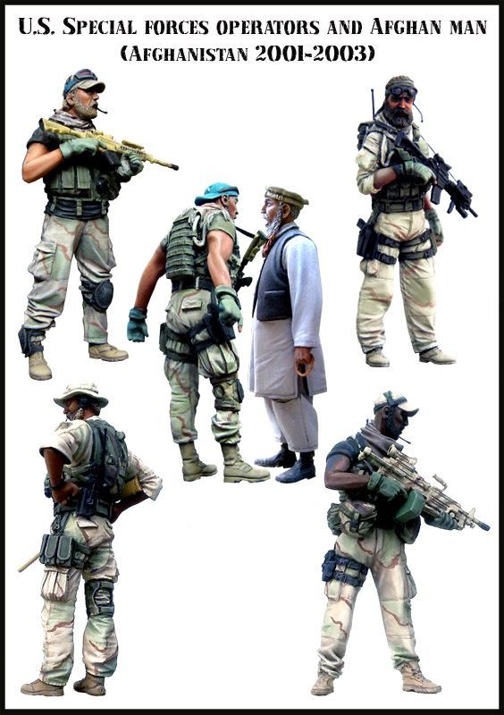 1:35 U.S. Special Forces Operators and Afghan mam (2001-2003)