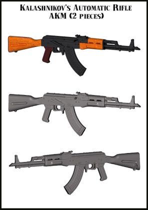 1:35 Kalashnikov's Automatic Rifle AKM (2 Pcs.)