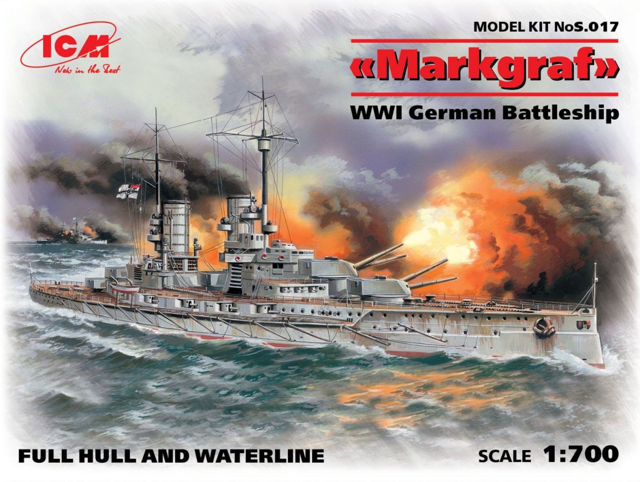 1:700 Markgraf (full hull & waterline