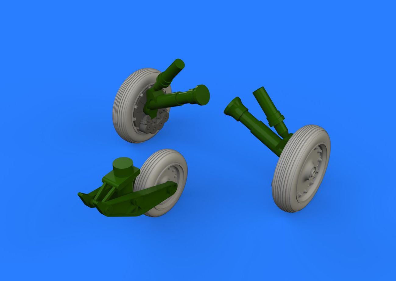 1:48 F-8 Crusader wheels