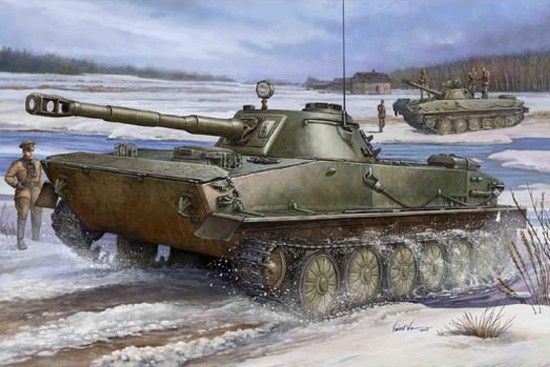 1:35 Russian PT-76 Light Amphibious Tank