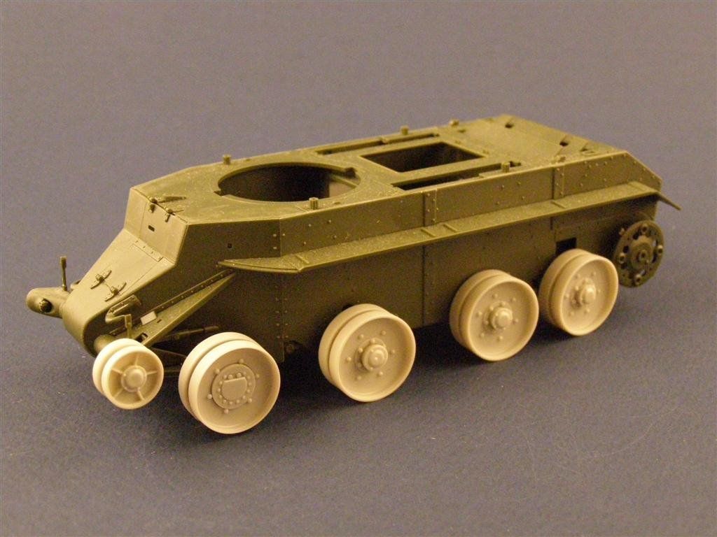 1:35 Burn out Wheels for BT-7 Tank
