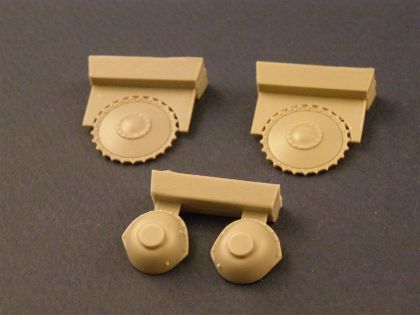 1:35 Drive Wheels with transmission for Pz II Tank