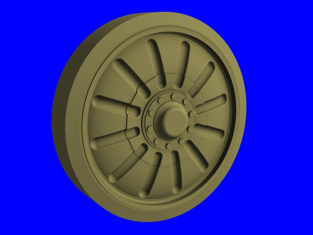 1:35 Road Wheels for SAM-6 & ZSU-23-4