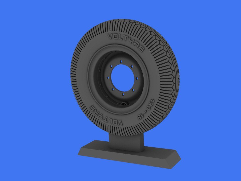 1:35 Spare Wheels for Sd.Kfz 11 &251 (Commercial Pattern )