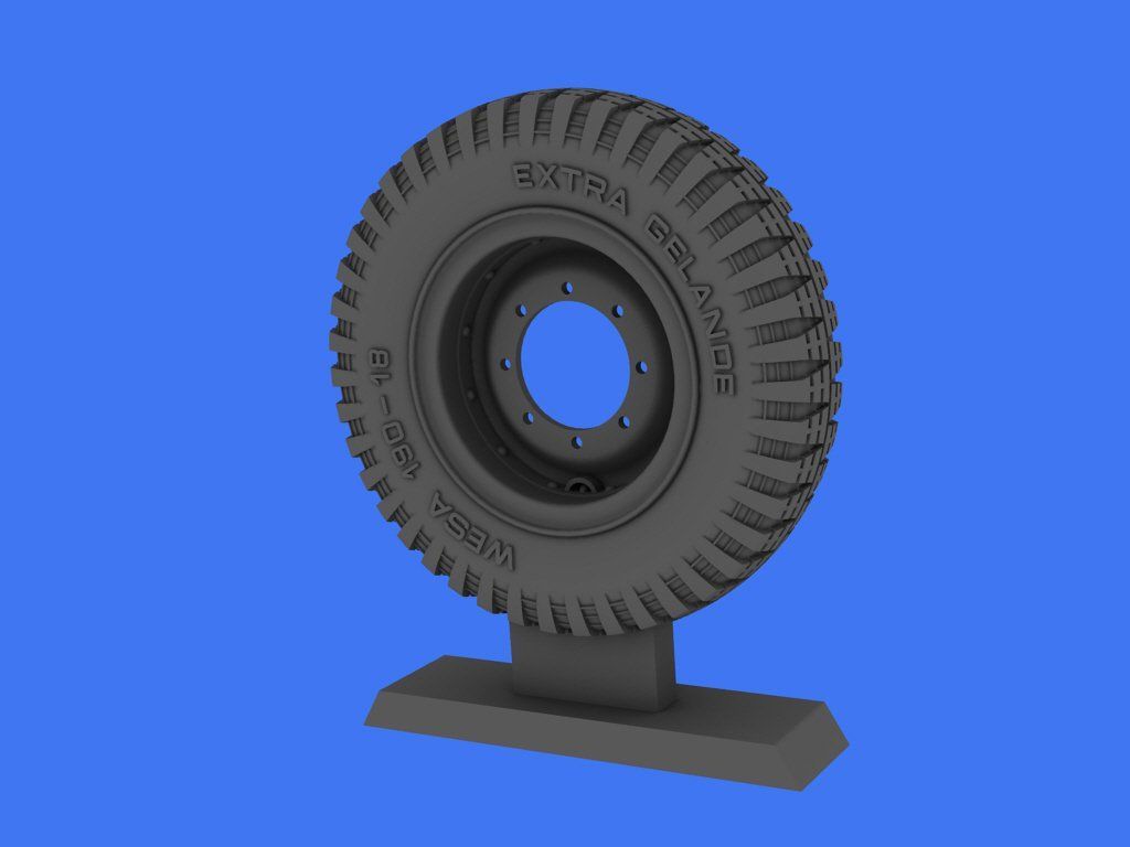 1:35 Spare Wheels for Sd.Kfz 11 &251 (Gelande Pattern )