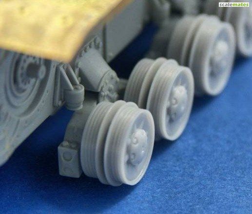 1:35 Burn out wheels for Pz.Kpfw IV