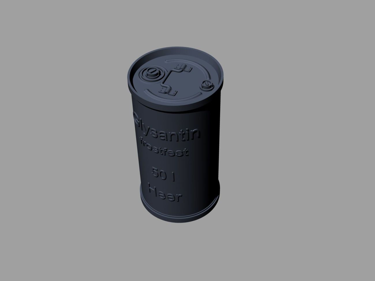 1:35 WWII German 50l barrels for antifreeze