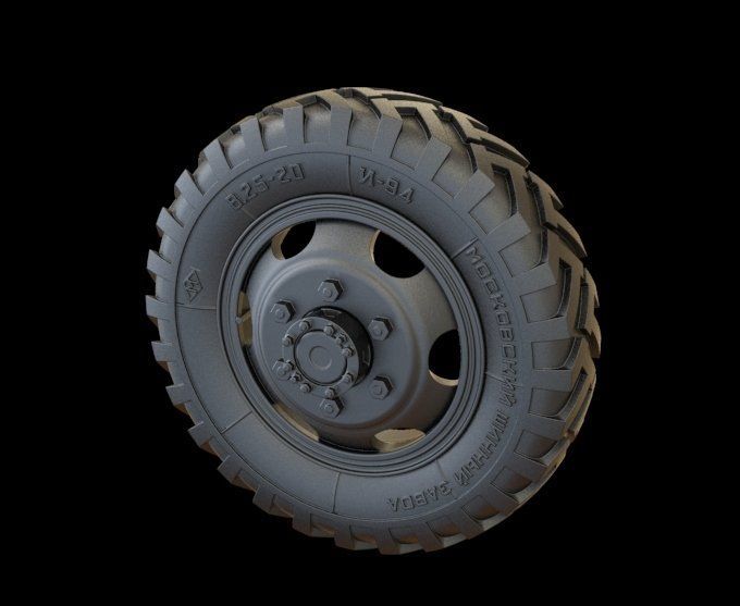 1:35 ZiS-151 Road Wheels (Moskovskij Zavod)