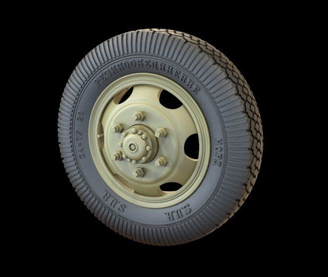 1:35 ZiS-151 Road Wheels (Jaroslavskij Zavod)