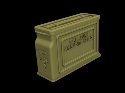 1:35 US Ammo Boxes for 0,3 ammo (metal patern)