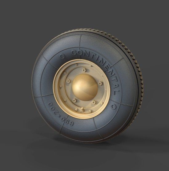 1:35 VW Kubelwagen balloon Road Wheels (Continental)