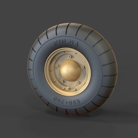 1:35 VW Kubelwagen balloon Road Wheels (Fulda)