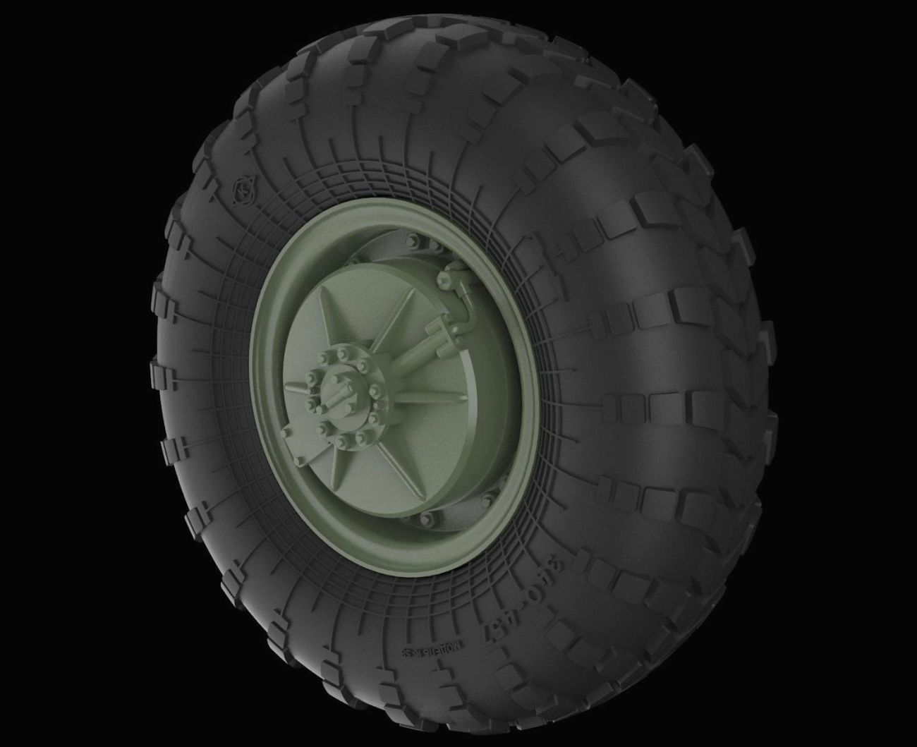 1:35 BRDM 2 Road wheels