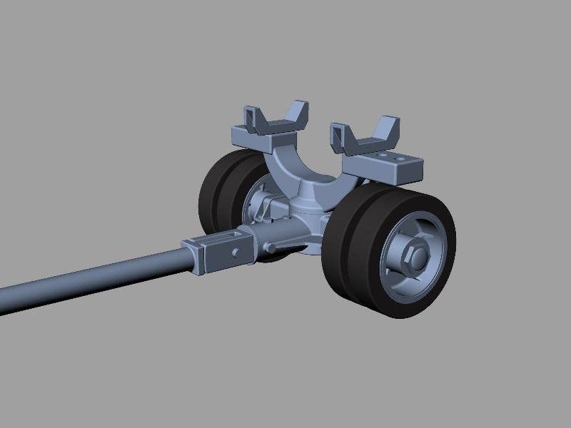 1:35 WWII German Army recovery trailer