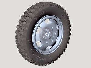 1:35 Steyr 1500 Road wheels (Gelande pattern)