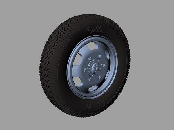 1:35 Steyr 1500 Road wheels (Commercial pattern)