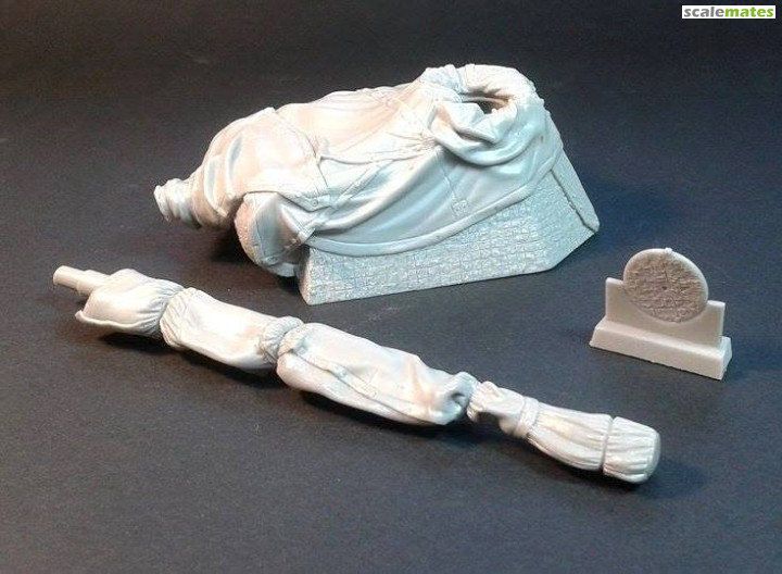 1:35 Panther A/G turret with Zeltbahn camouflage net