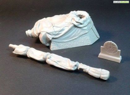 1:35 Panther A/G turret with Zeltbahn camouflage net