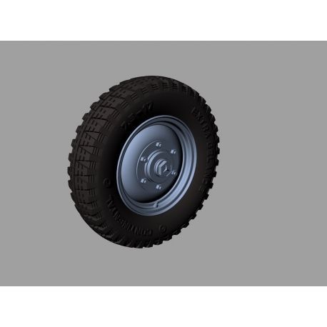 1:35 Mercedes G4 Road wheels (Gelande pattern)
