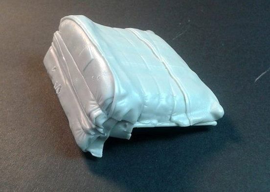 1:35 Horch 1a Engine deck with canvas cover