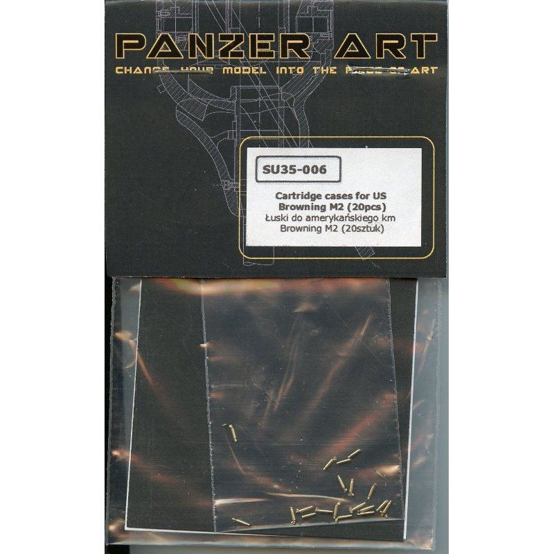 1:35 Cartridge cases for Browning 0,5 (20pcs)