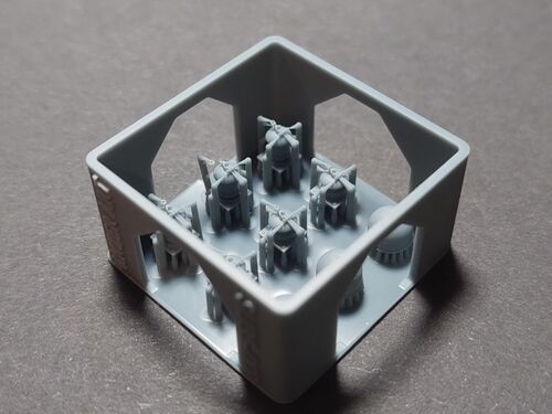 1:35 WWII British AFV No11 antenna mount (1939-1942) with rod