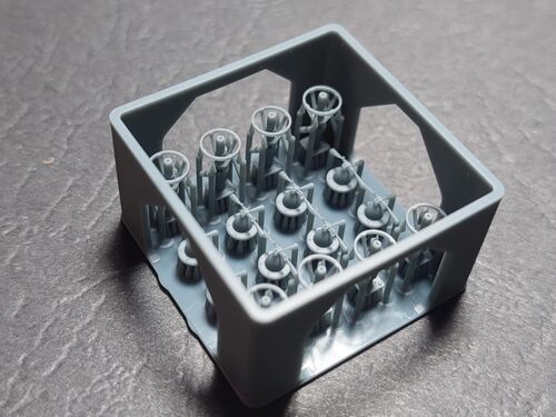 1:35 WWII British AFV No19 antenna mount (1942-1945) with rods