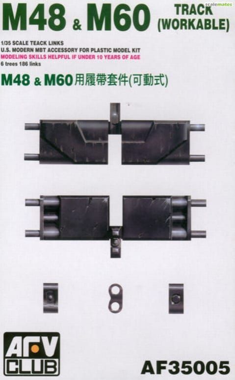 1:35 Tracks for M48 / M60 / M88 T97E2 Early Type (Workable)