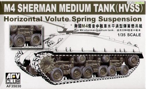 1:35 M4 Sherman Medium Tank (HVSS) Horizontal Volute Spring Suspension