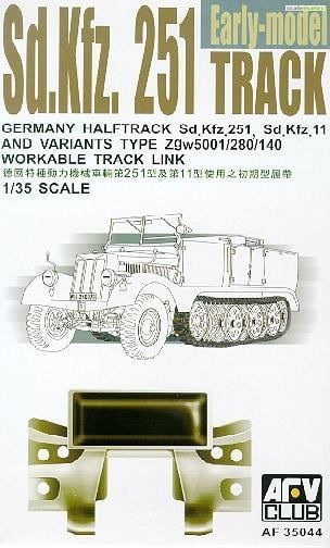 1:35 German Halftrack Sd.Kfz. 251, Sd.Kfz. 11 & Variants Workable Track Link