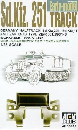 1:35 German Halftrack Sd.Kfz. 251, Sd.Kfz. 11 & Variants Workable Track Link