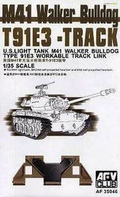 1:35 T91E3-Track U.S. Light Tank M41 Walker Bulldog Type 91E3 Workable Track Link