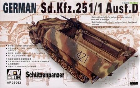 1:35 German Sd.Kfz.251/1 Ausf.D Schützenpanzer