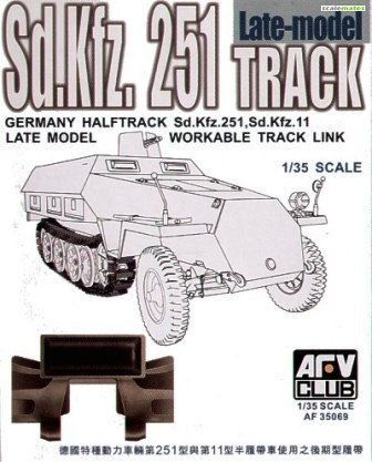 1:35 Sd.Kfz.251 Late Model track Germany Halftrack Sd.Kfz.251, Sd.Kfz.11 late model workable track l