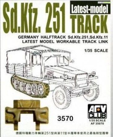1:35 German Halftrack Sd.Kfz. 251, Sd.Kfz. 11 Workable Track Link latest model (Steel)