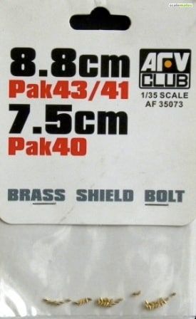 1:35 8.8cm Pak43/41 7.5cm Pak40 Brass Shield Bolt