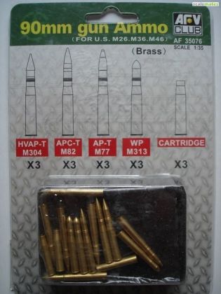 1:35 US 90mm Gun Ammo