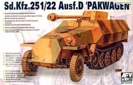 1:35 Sd.Kfz.251/22 Ausf. D Pakwagen