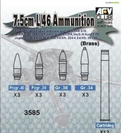 1:35 7.5cm L/46 Ammunition