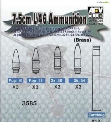 1:35 7.5cm L/46 Ammunition