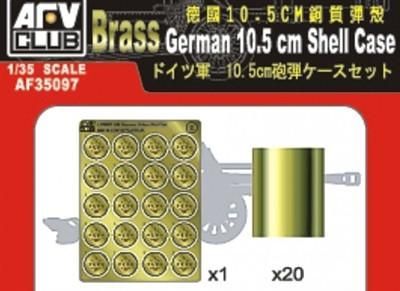 1:35 Brass German 10.5 cm Shell Case
